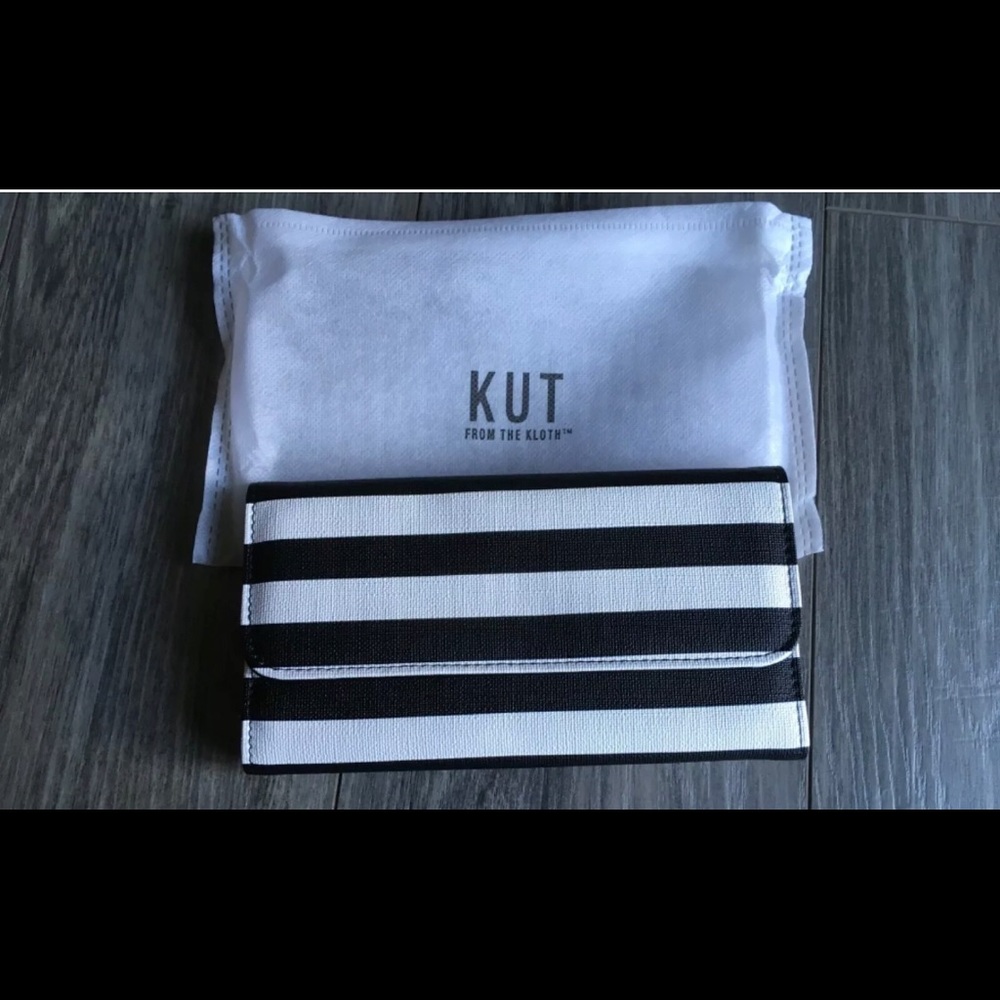 Kut from the Kloth striped wallet.